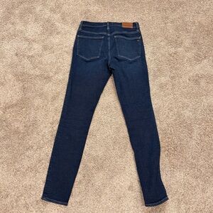 Madewell Women's Deep Indigo 9” Midrise Skinny Jeans 28T